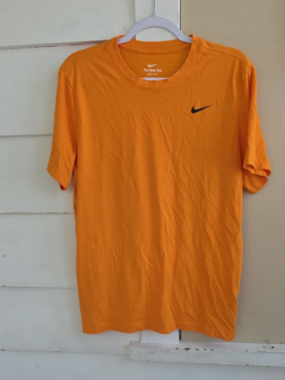 Nike Men’s Orange Dri-FIT Crew Neck T-Shirt